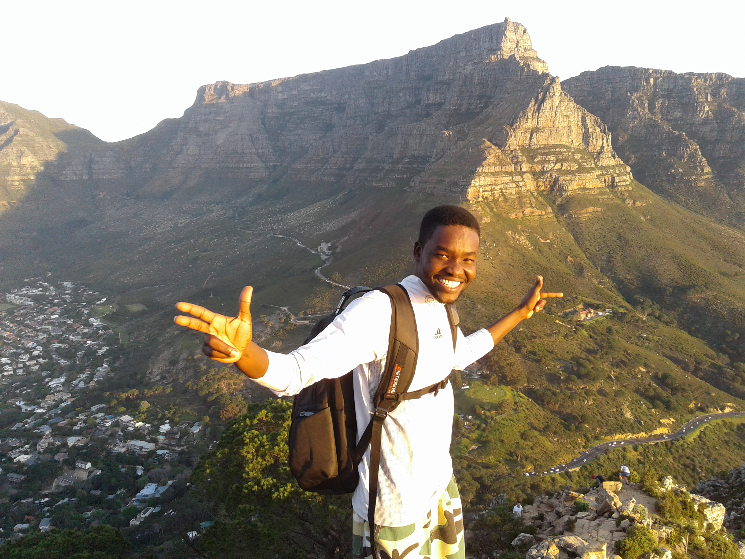 On Lion's Head mountain, Cape Town, South Africa