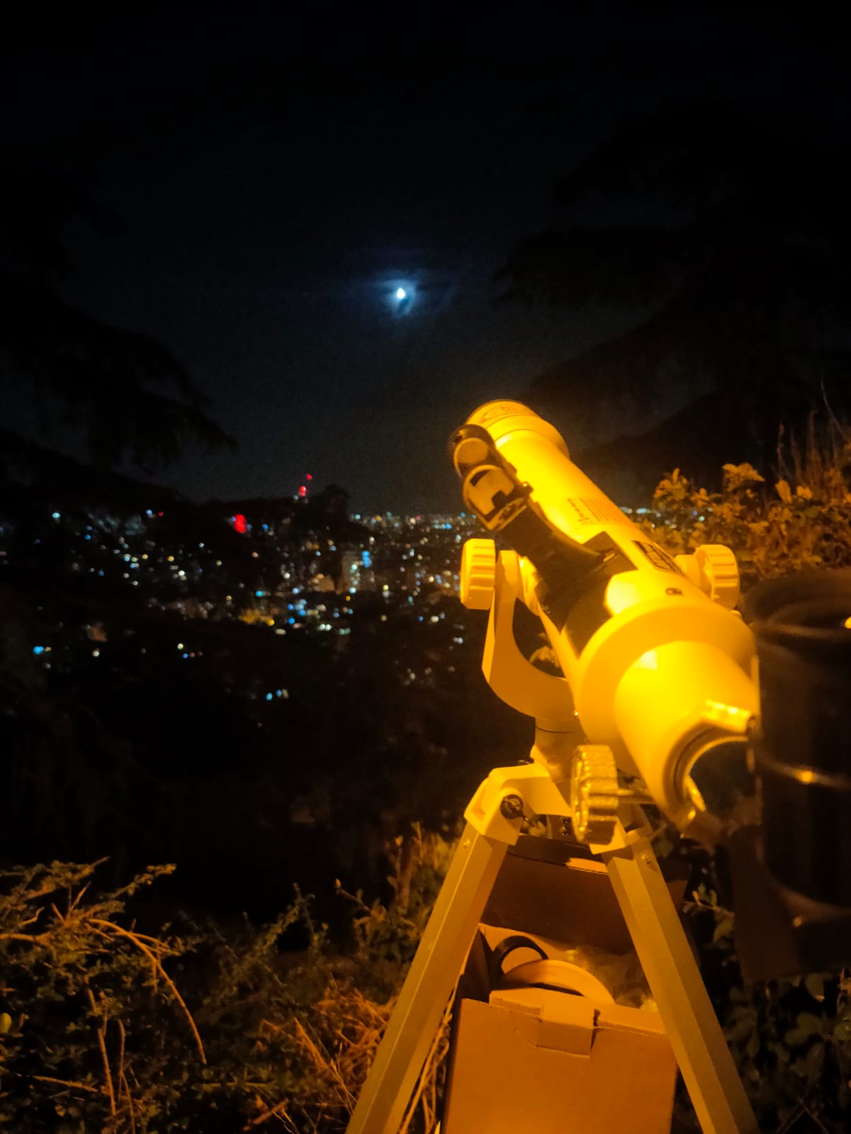 Public lunar eclipse event, Barcelona
