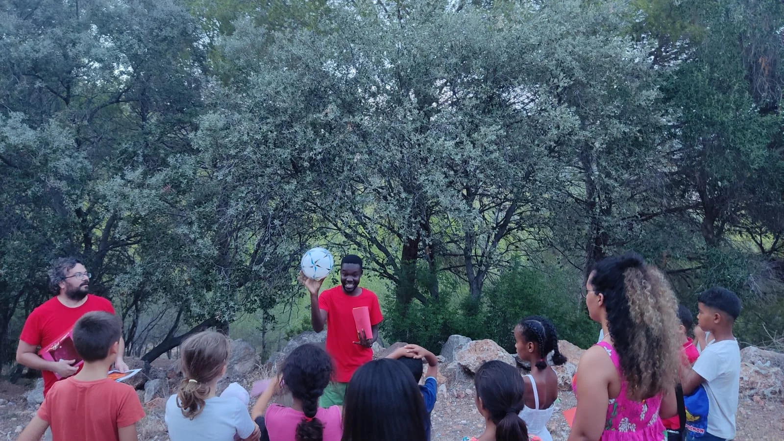 Astronomy session with Sahrawi children, Castelldefels, 2023